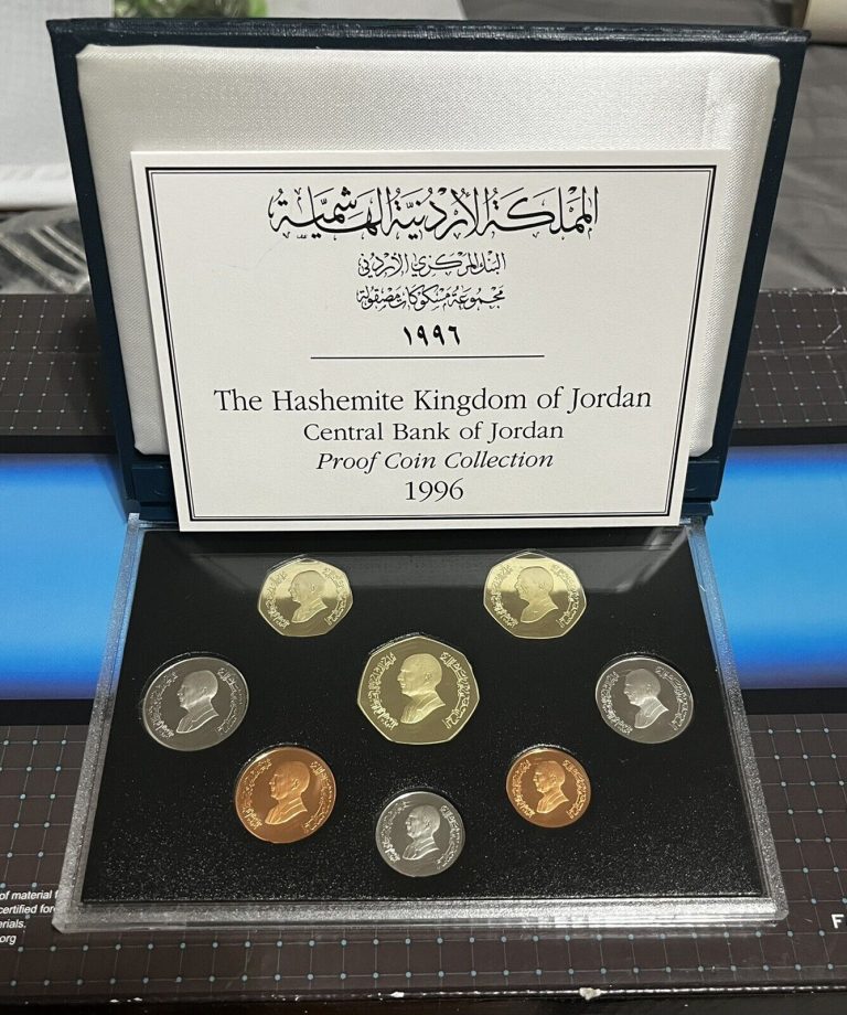 Read more about the article Jordan 1996 Royal Mint Proof Set KM-PS13 Original With COA in Box