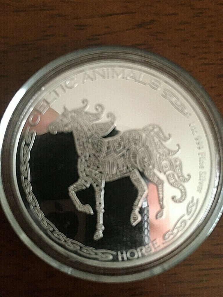 Read more about the article 2020 Republic of Chad 1oz .999 Silver Celtic Horse.