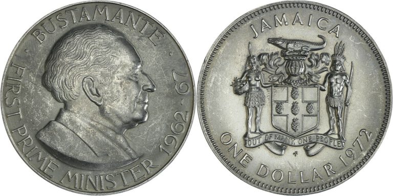 Read more about the article Jamaica: 1 Dollar copper-nickel 1972 – UNC