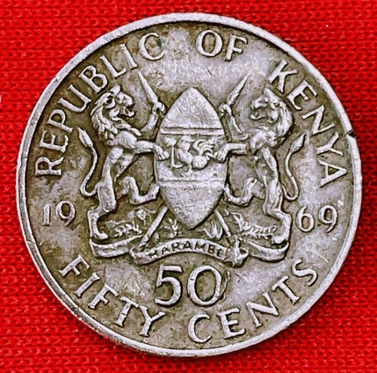 Read more about the article 1969 Kenya Coin 50 Cents KM# 4 Africa Foreign World Old Collectible Rare Money