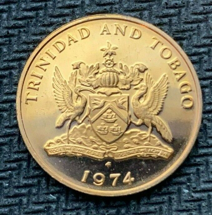 Read more about the article 1974 Trinidad and Tobago 1 Cent Coin PROOF  ( 14K Minted )  Rare    #B1338
