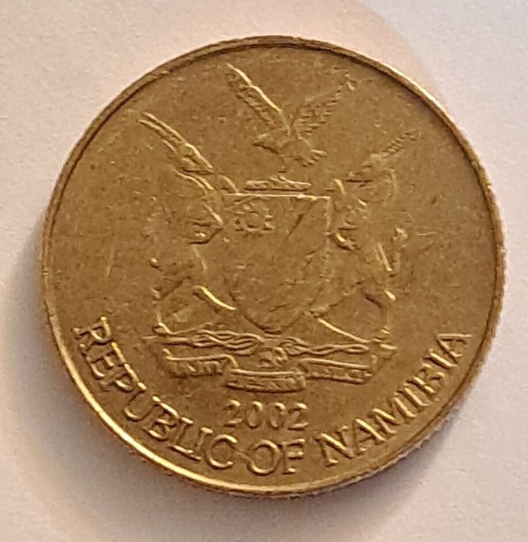 Read more about the article 2002 Namibia 1 Dollar Bateleur Eagle 5.0g 22.6mm coin