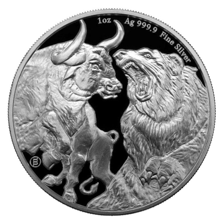 Read more about the article Chad 2023 5000 Francs 1-oz Silver Bull and Bear BU Delay