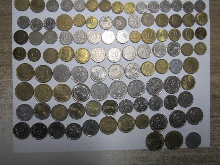 Read more about the article Lot of 102 Different Argentina Coins – 1933 to 2016 – Circulated and BU