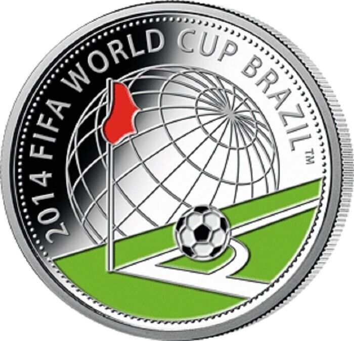 Read more about the article Belarus FIFA WORLD CUP BRASIL. Football 10 rubles 2014 Silver