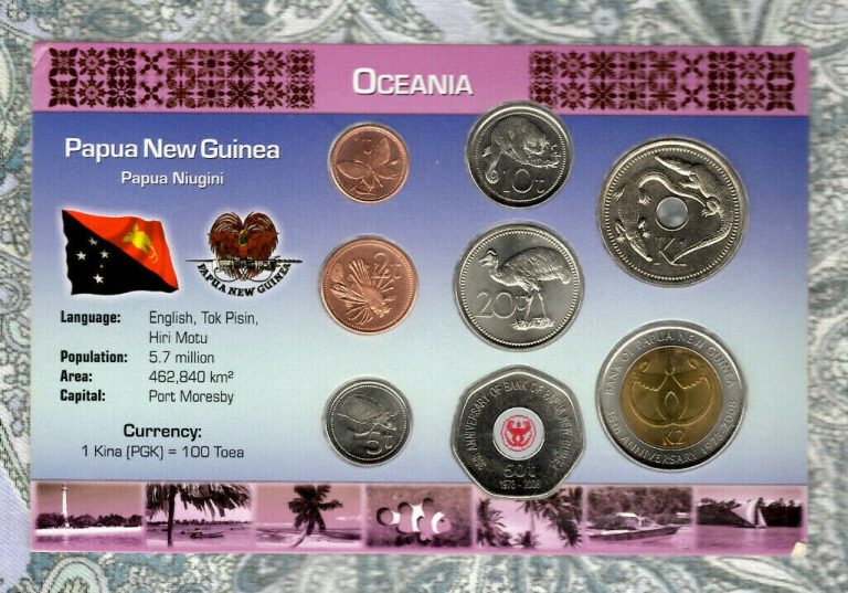 Read more about the article Littleton World Coin Set Papua New Guinea 1996-2009 2 Kuna 2008 1 Kuna 1996