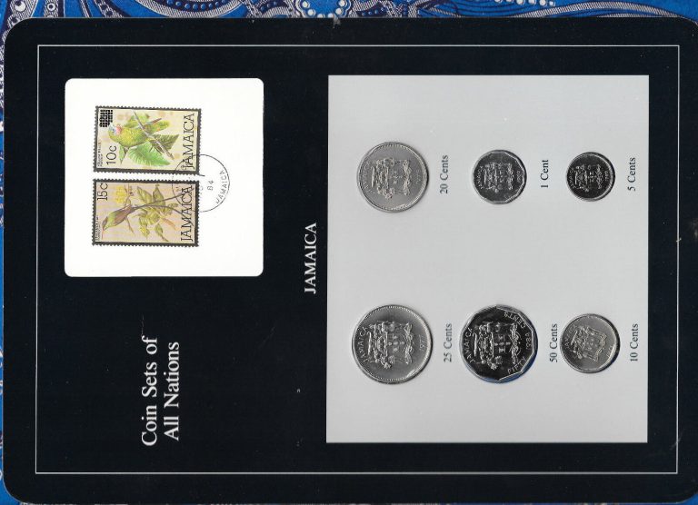 Read more about the article Coin Sets of All Nations Jamaica 1975-1984 UNC All FM (M) or (U) Low Mintage