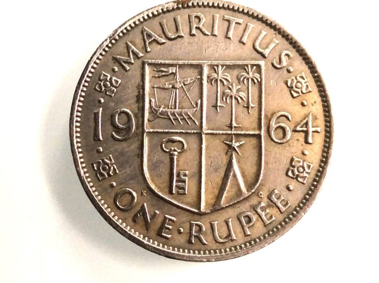 Read more about the article Coin – 1964 Mauritius Ruppe – Circulated