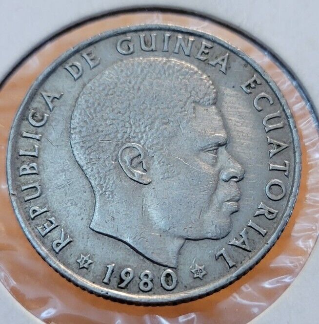 Read more about the article 1980 Equatorial Guinea 25 Bipkwele World Coin