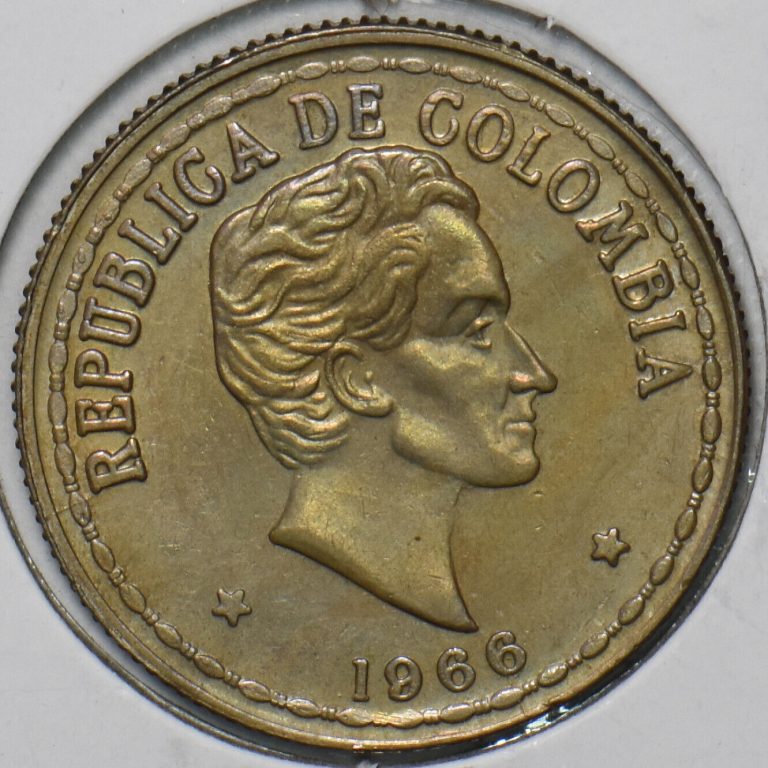 Read more about the article Colombia 1966 20 Centavos Eagle animal 152161 combine shipping