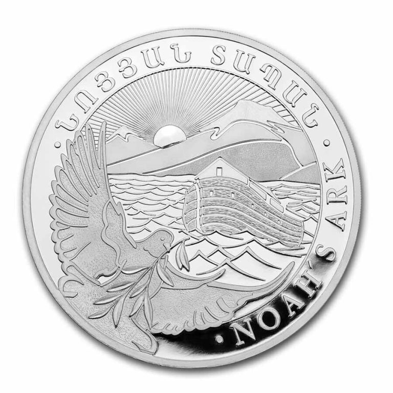 Read more about the article 2023 Armenia 5 oz Silver 1000 Drams Noah’s Ark – SKU#264105