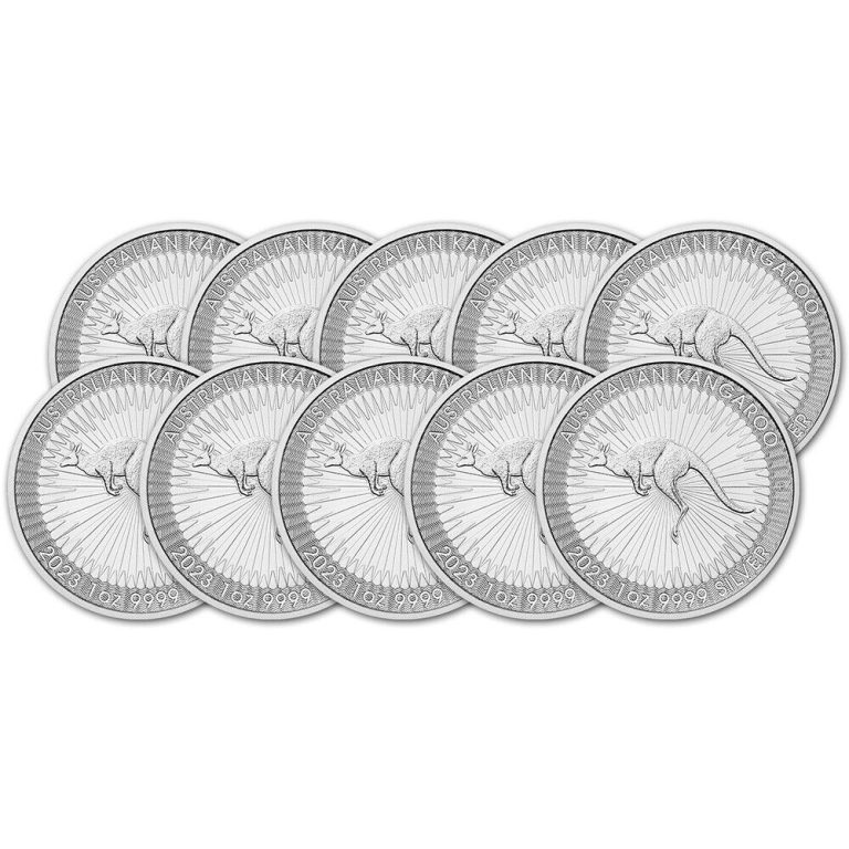 Read more about the article 2023 P Australia Silver Kangaroo 1 oz $1 BU – Ten 10 Coins