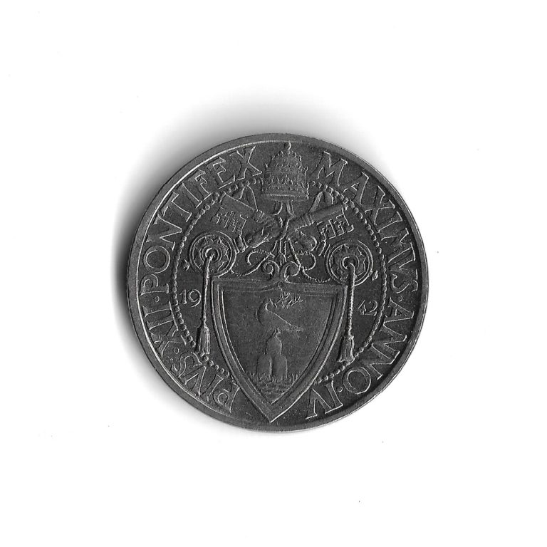 Read more about the article 1942 Vatican City 1 Lira World Coin – Better Grade!