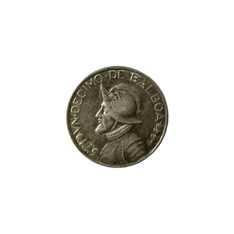 Read more about the article 1947 PANAMA 1/10 BALBOA Silver Coin KM 10.1
