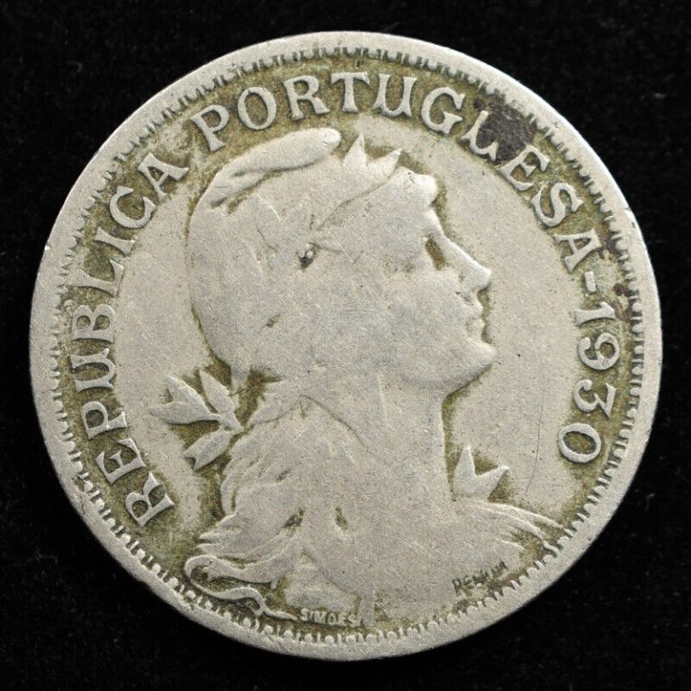 Read more about the article Cape Verde 50 Centavos 1930  Coin  Km# 4  Liberty Head  Inv#B836