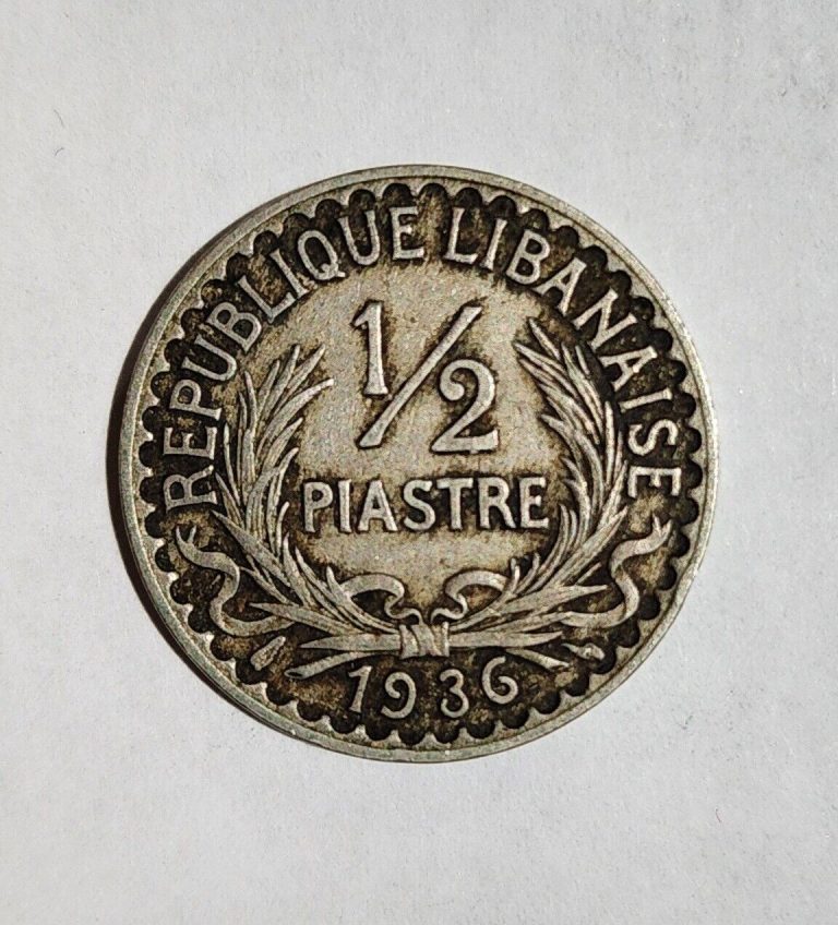 Read more about the article Lebanese 1/2 piastre coin 1936