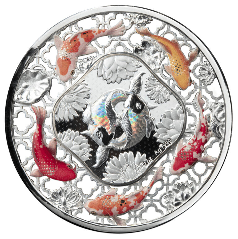 Read more about the article 2023 Solomon Islands Filigree Koi 2oz Silver Proof-like Coin