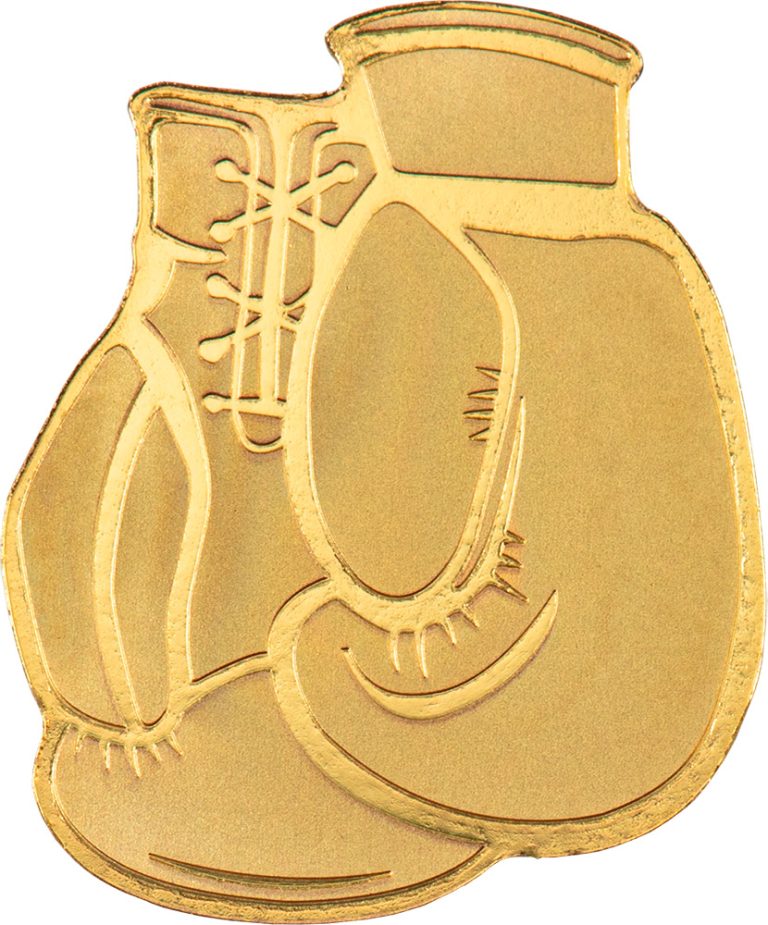 Read more about the article (2023) Palau Boxing Gloves 0.5 gram .9999 gold proof coin in capsule w/ COA
