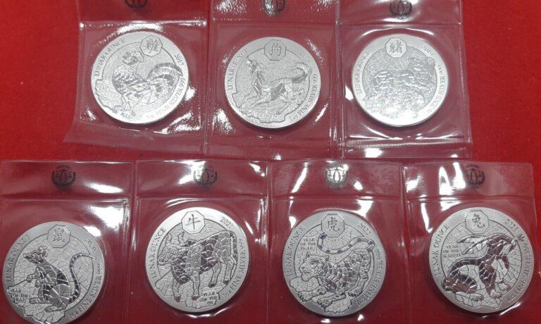 Read more about the article Rwanda Lunar 1oz .999 Silver Coins “Year of The” Series (Complete Set To Date)