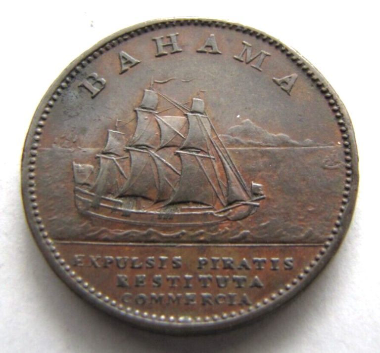 Read more about the article Bahamas KM1 George III Penny 1806 sharp EF condition.