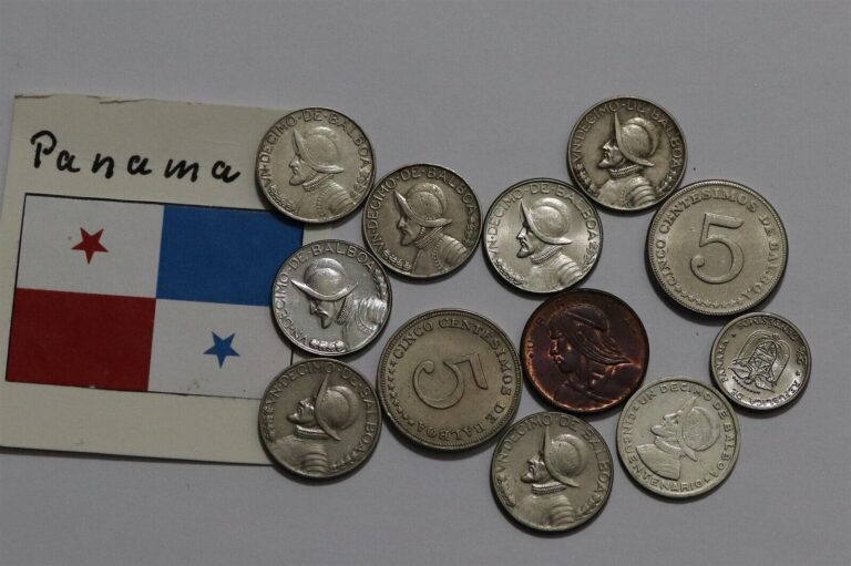 Read more about the article 🧭 🇵🇦 PANAMA OLD COINS LOT WITH SILVER B55 #27 DDD36