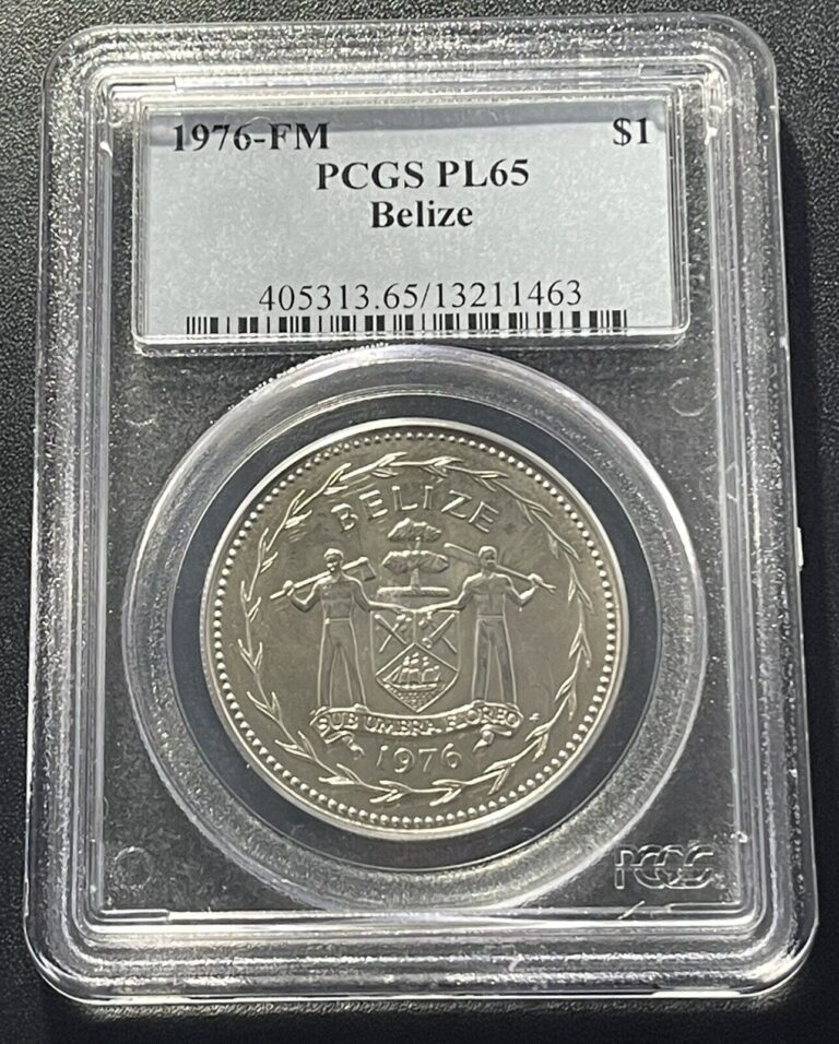 Read more about the article Belize 1976 FM Dollar Coin: PCGS PL65