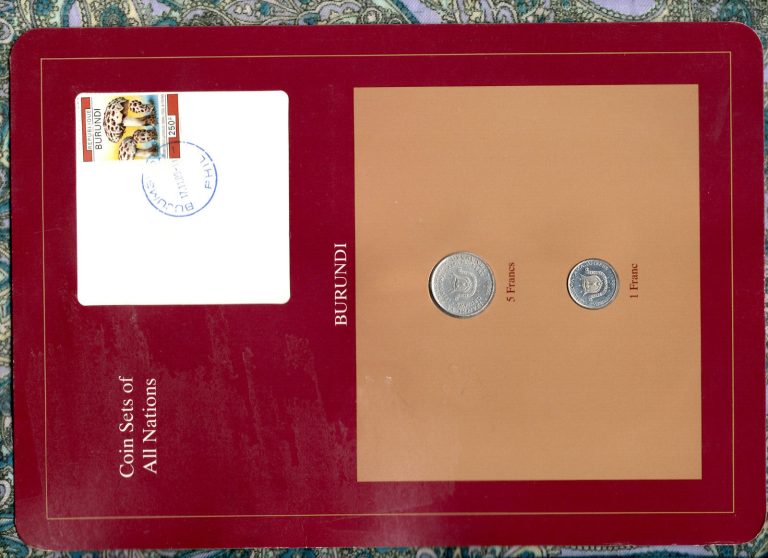 Read more about the article COIN SETS OF ALL NATIONS BURUNDI 1980 5 FRANCS AND 1993 1 FRANC Rare set