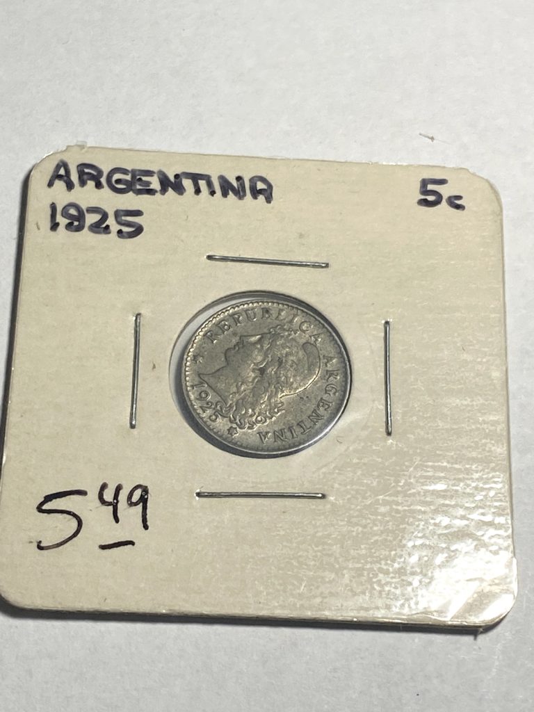 Read more about the article 1925 Argentina 5 Centavos