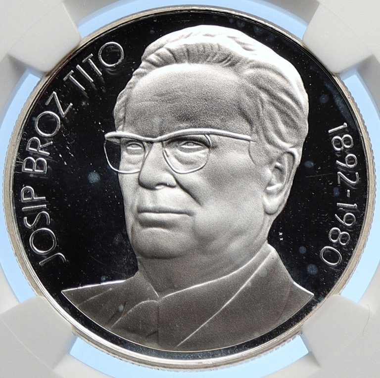 Read more about the article 1984 YUGOSLAVIA Vintage Death of Tito Proof Silver 1000 Dinara Coin NGC i106287