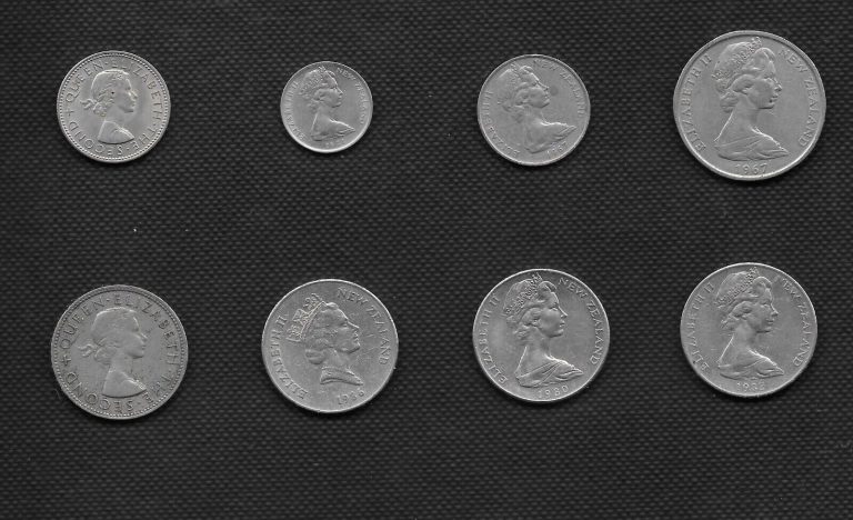 Read more about the article New Zealand  Lot of 8 Mixed Coins and Values and Dates
