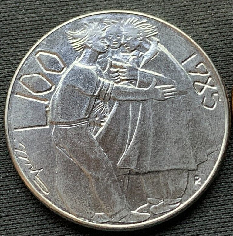 Read more about the article 1985 San Marino 100 Lire Coin UNC Redemption from drugs ( 150K Minted )  #M235