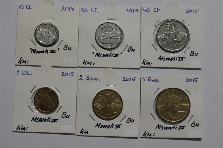 Read more about the article 🧭 🇸🇿 SWAZILAND 6 COINS COLLECTION HIGHER VALUES B49 #2453