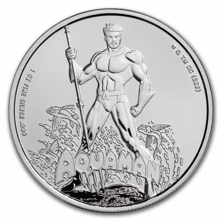 Read more about the article 2023 Samoa 1 oz Silver DC Comics Aquaman BU – SKU#263093