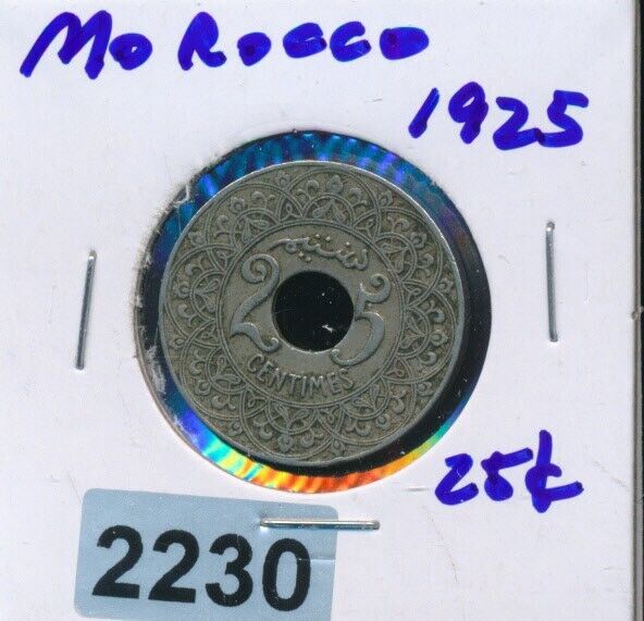 Read more about the article MOROCCO – 1925 – 25 CENTS #2230