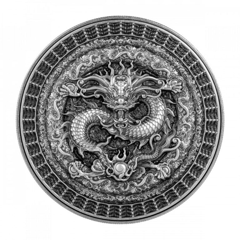 Read more about the article Chad 2023 1 oz Silver Forbidden Dragon High Relief Antiqued Uncirculated