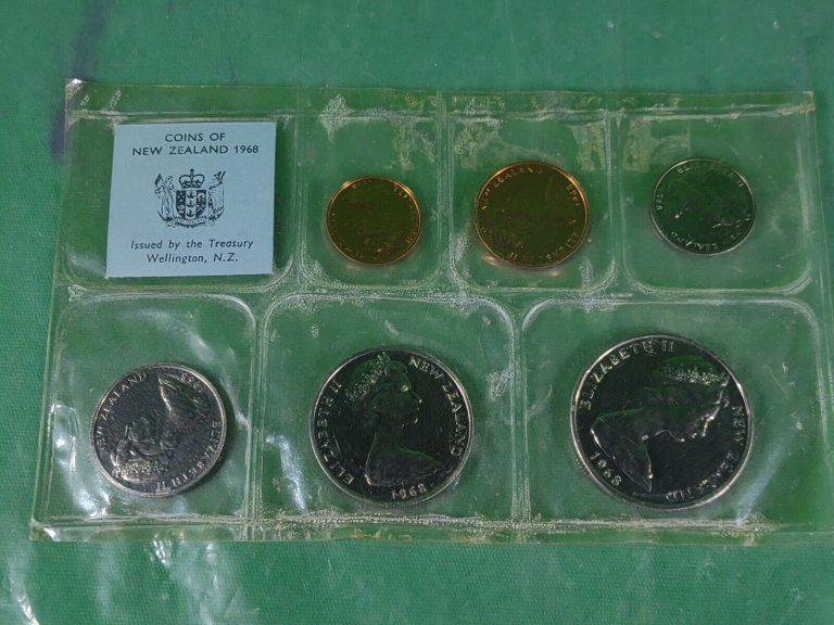 Read more about the article Coins of New Zealand 1968 (7 coin set)