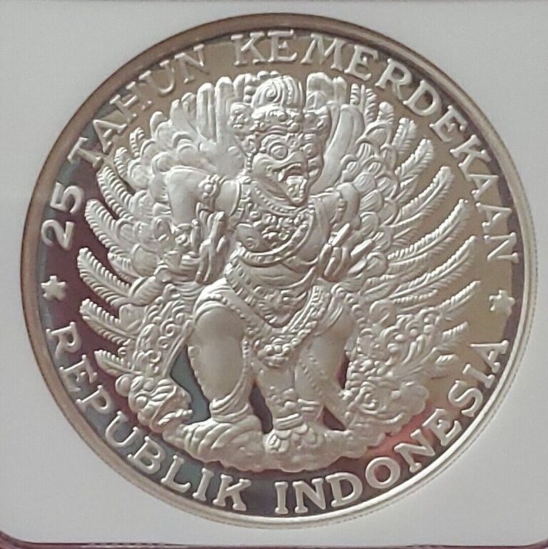 Read more about the article 1970 Indonesia “Garuda Bird” 750 Rupiah Silver NGC PF 67 UC