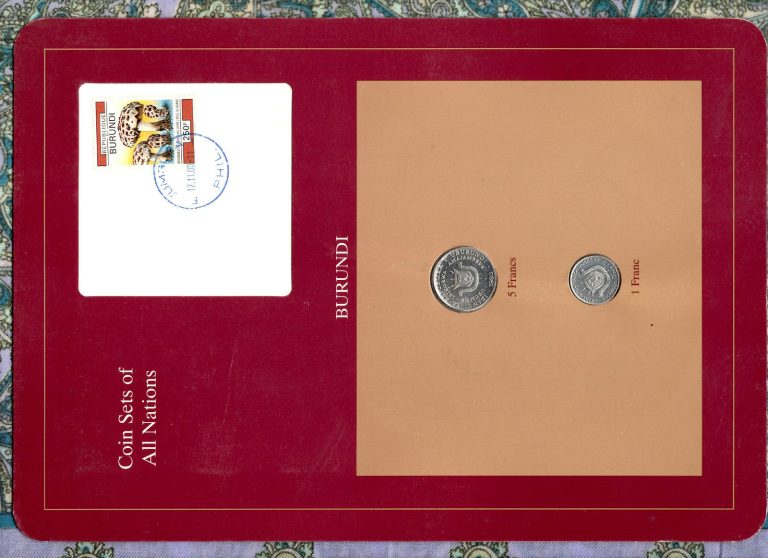 Read more about the article COIN SETS OF ALL NATIONS BURUNDI 1980 5 FRANCS AND 1993 1 FRANC Rare set