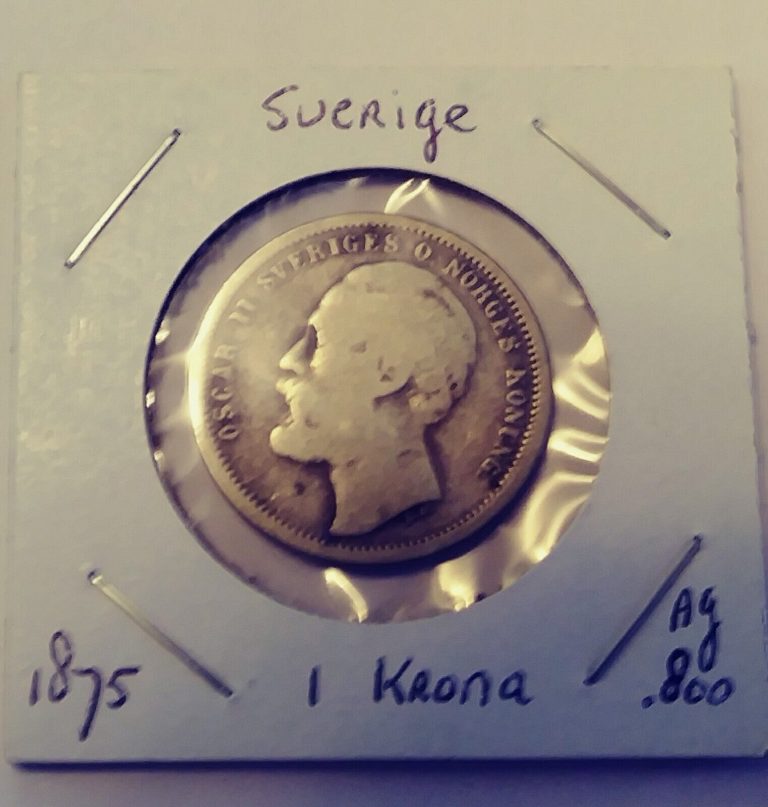 Read more about the article Sweden 1 Krona  1875 AG .800