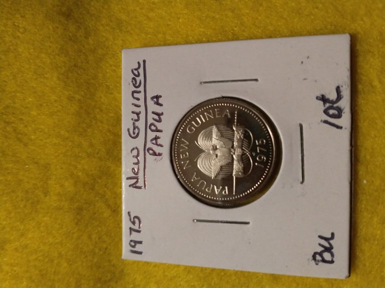 Read more about the article 1975 PAPUA NEW GUINEA 10 TOEA – PROOF COIN