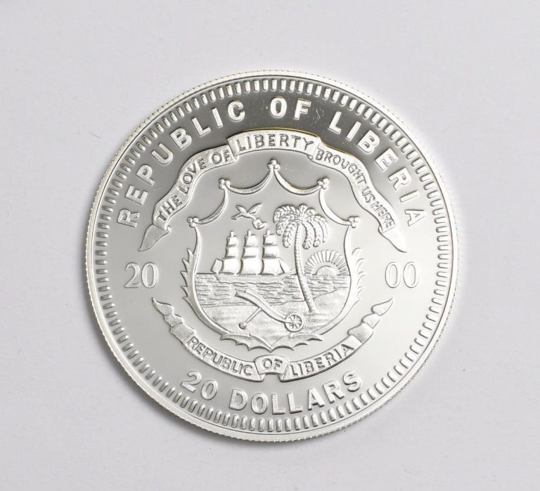 Read more about the article 2000 PROOF $20 LIBERIA COIN CIVIL WAR THE BATTLE OF CHANCELLORVILLE 20 GR SILVER