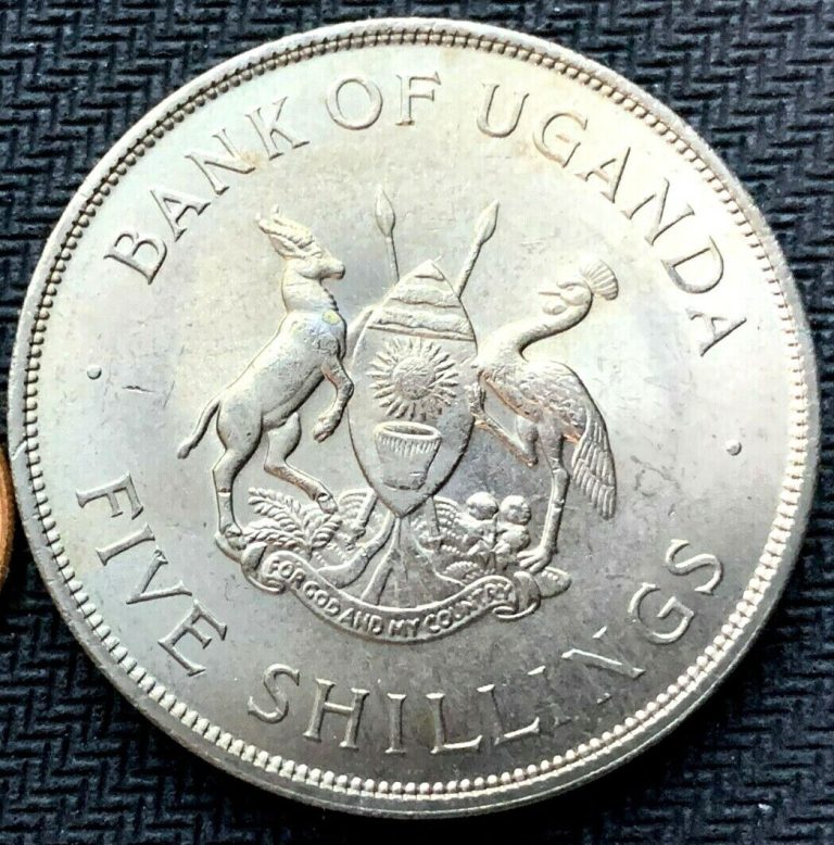 Read more about the article 1968 Uganda 5 Shillings Coin BU UNC  ( Mintage 100K ) Rare   FAO Issue    #C897