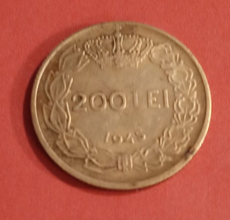Read more about the article Romania 200 lei 1945 – km66 – Mihai I King