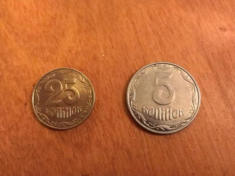 Read more about the article ORIGINAL 2 UKRAINIAN COINS: 5 and 25 Kopijok 2009 and 2014 COINS FROM UKRAINE