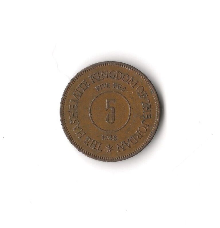 Read more about the article 1949 Jordan – Five Fils – 765