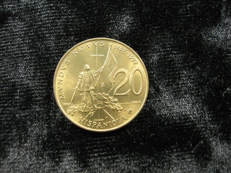 Read more about the article Old world coin SAN MARINO 20 lire 1992 KM282 “Columbus” (100)
