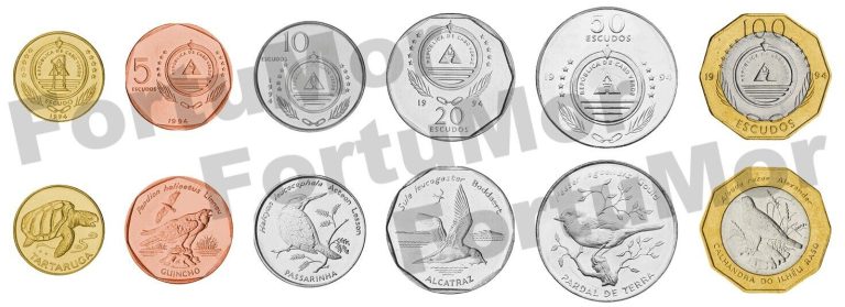 Read more about the article Cape Verde BIRDS Set Of 6 Coins  1 5 10 20 50 100 Escudos  1994  UNC