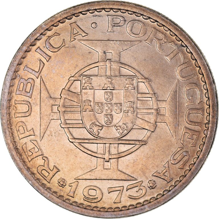 Read more about the article [#389179] Coin  Guinea-Bissau  5 Escudos  1973  MS  Copper-nickel  KM:15