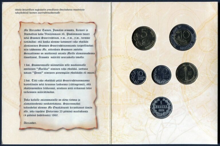 Read more about the article Finland Mint Set 2001 / 1  – 5 Coins