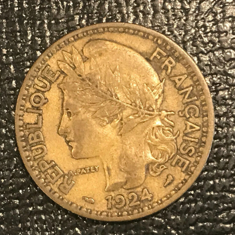 Read more about the article HIGH GRADE 1927 FRENCH MANDATE TOGO 2 FRANCS COIN-FEB135